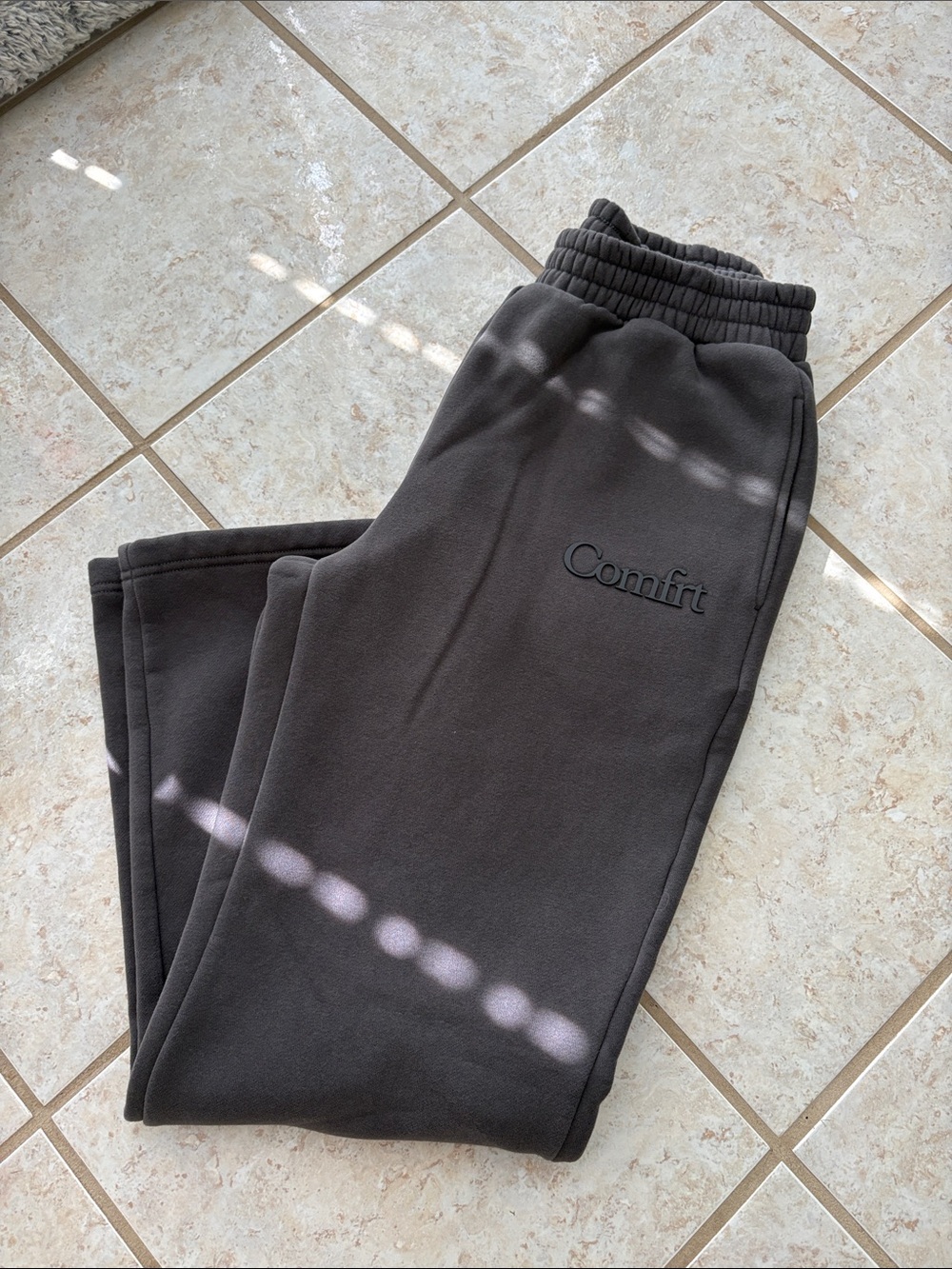 Comfit Unisex Charcoal Fleece Joggers
